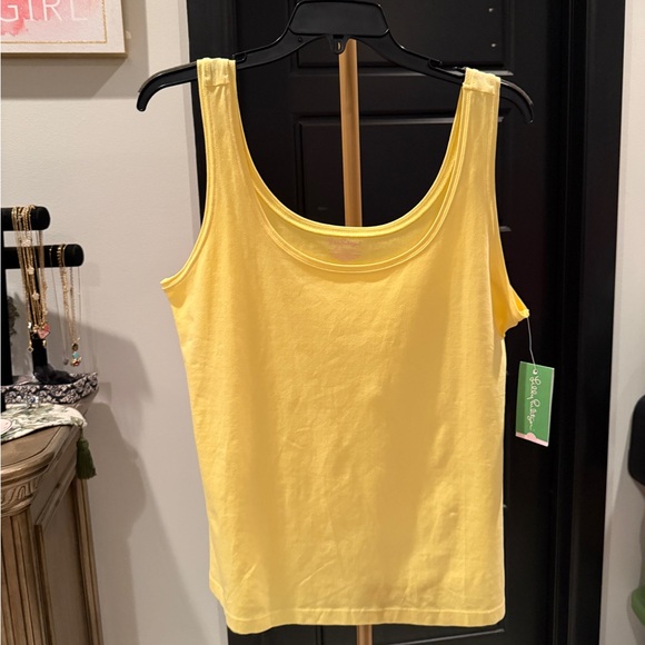 Lilly Pulitzer Yellow Tank Top - Picture 2 of 9